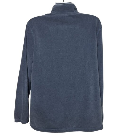 Croft & Barrow Mens 1/4 Zip Fleece Pullover Size Large Tall Blue - Picture 3 of 6